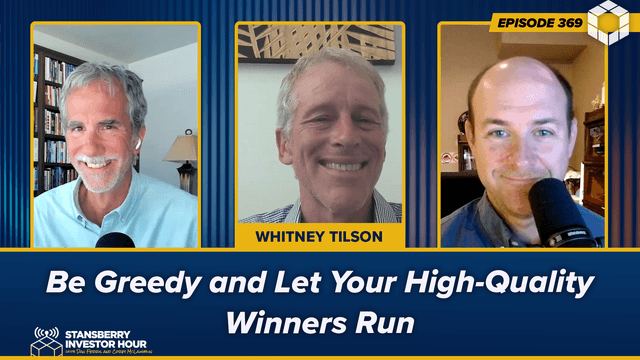 Episode 369: Be Greedy and Let Your High-Quality Winners Run