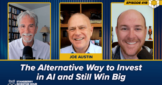 Podcast cover for Episode 418: The Alternative Way to Invest in AI and Still Win Big