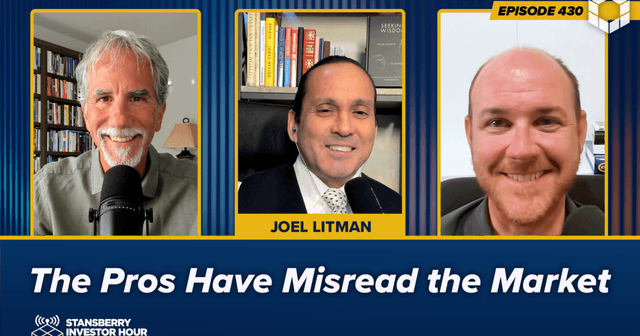 Podcast cover for Episode 430: The Pros Have Misread the Market