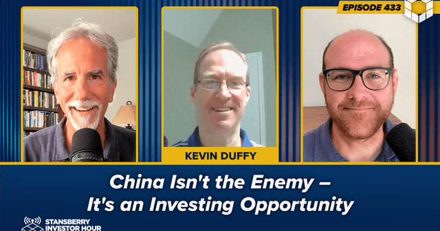 Podcast cover for Episode 433: China Isn't the Enemy – It's an Investing Opportunity