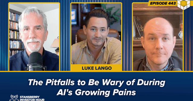 Podcast cover for Episode 443: The Pitfalls to Be Wary of During AI's Growing Pains