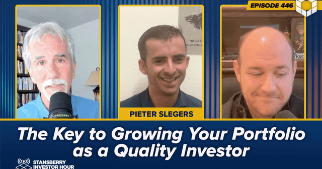 Podcast cover for Episode 446: The Key to Growing Your Portfolio as a Quality Investor
